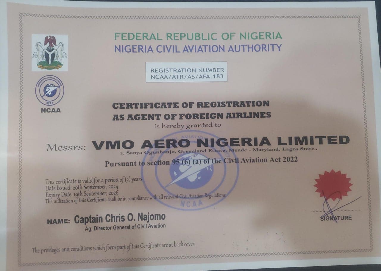 Agent of Foreign Airline